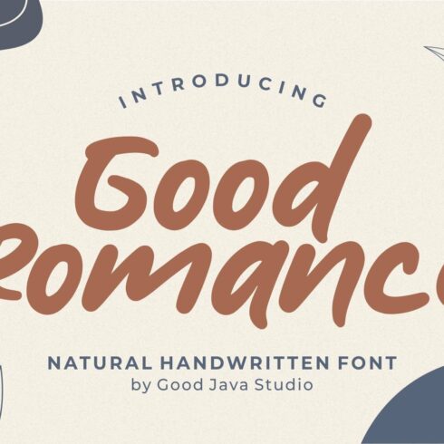 Good Romance - Natural Handwritten cover image.