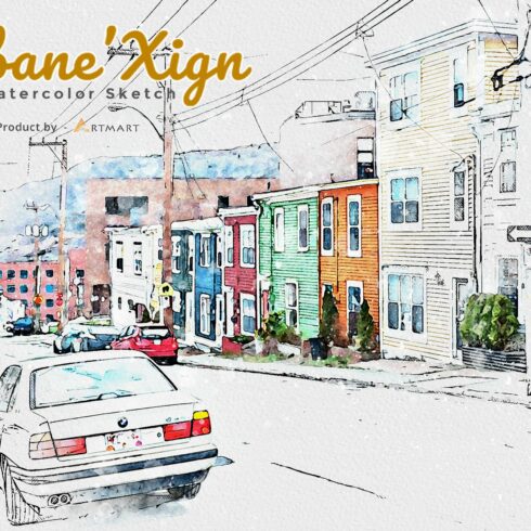 UrbaneXign - Mixed Watercolor Sketchcover image.