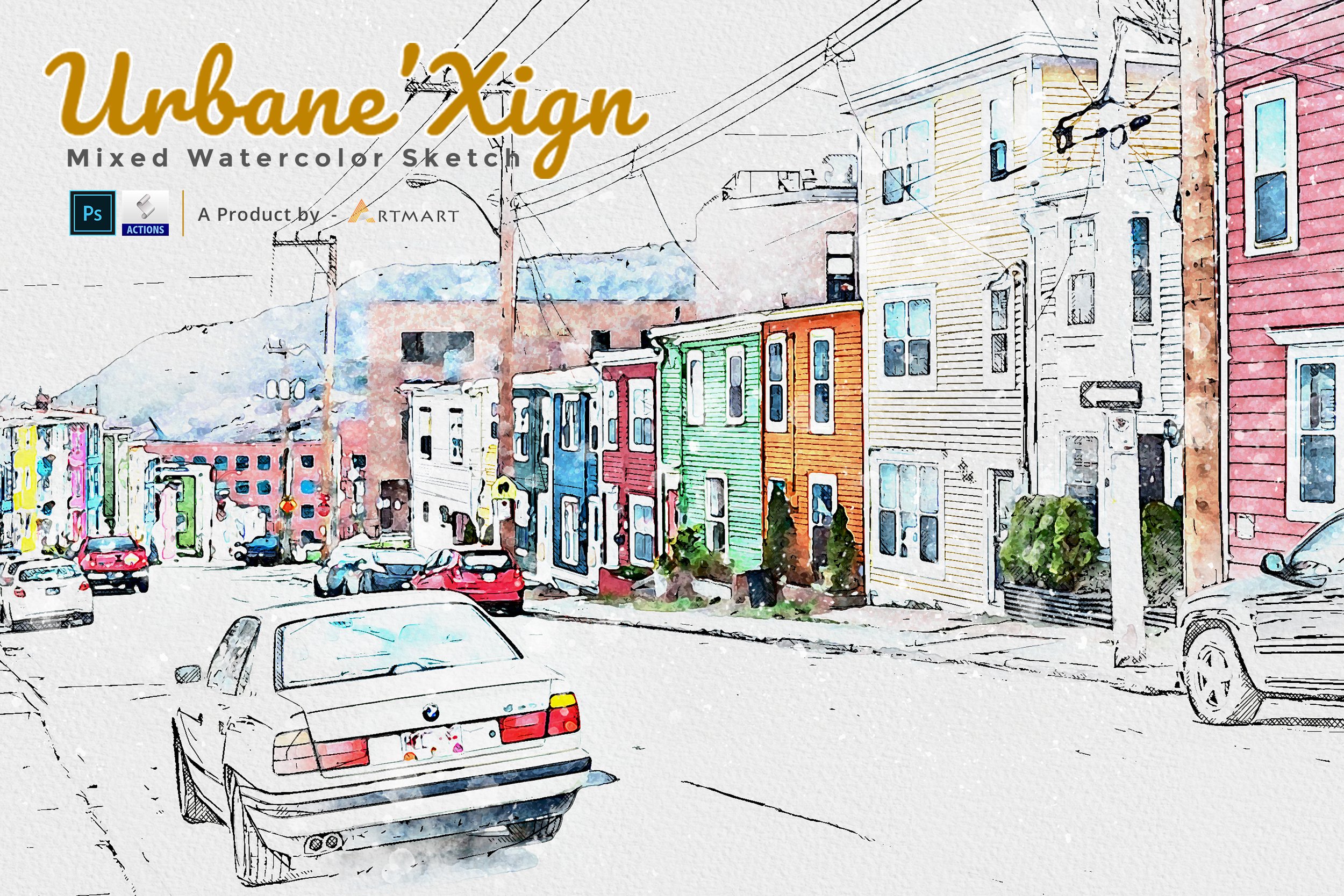 UrbaneXign - Mixed Watercolor Sketchcover image.