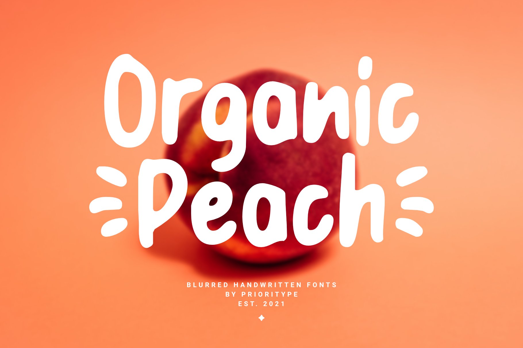 Organic Peach - Blurred Handwritten cover image.