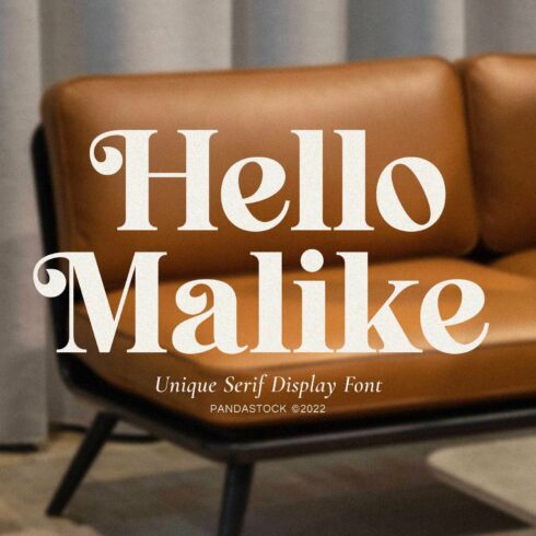 Hello Malike - Beautiful Serif Fonts cover image.