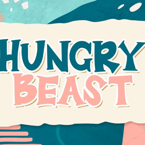 Hungry Beast - Playful Display Font cover image.