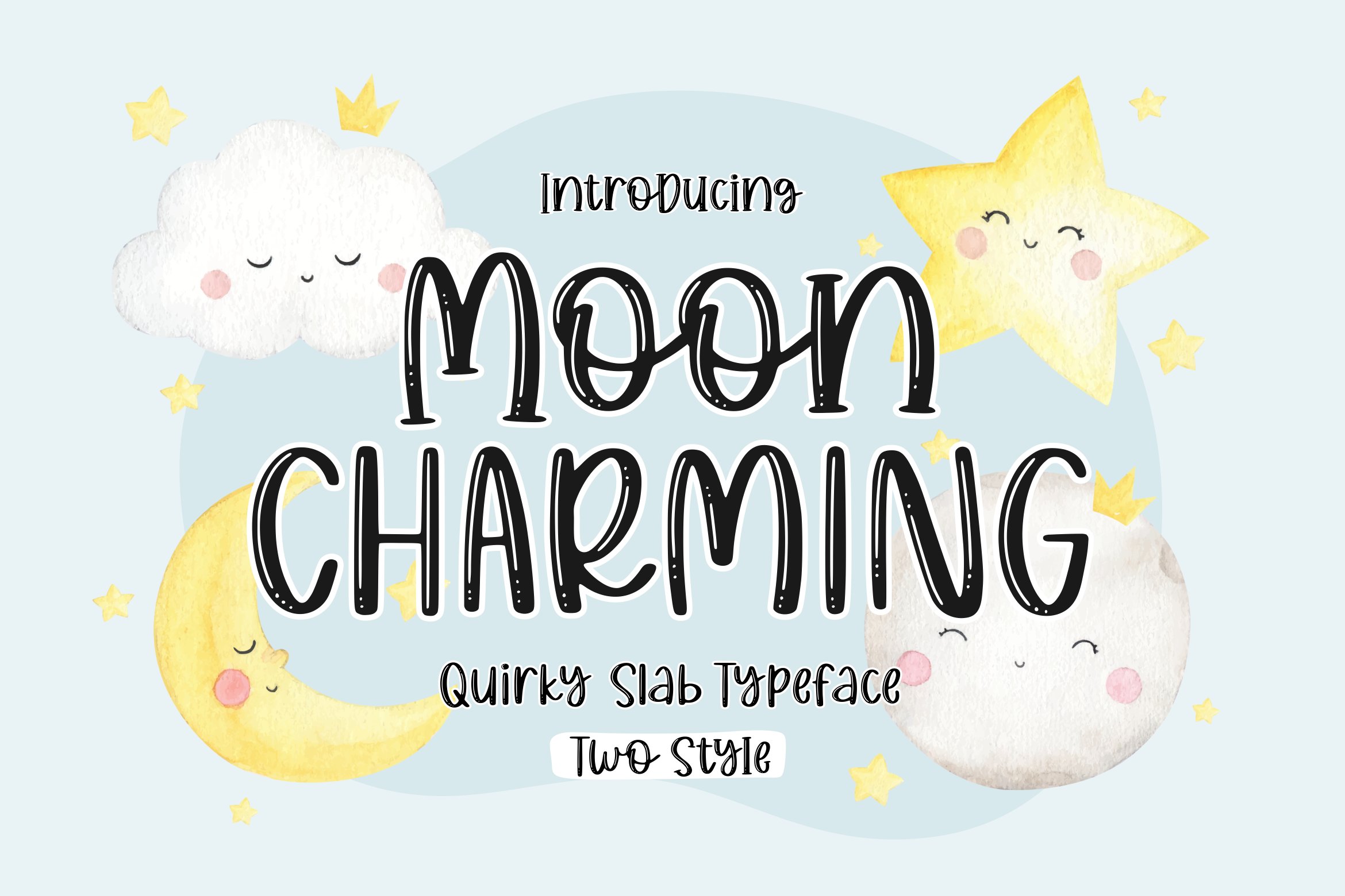 Moon Charming Font cover image.