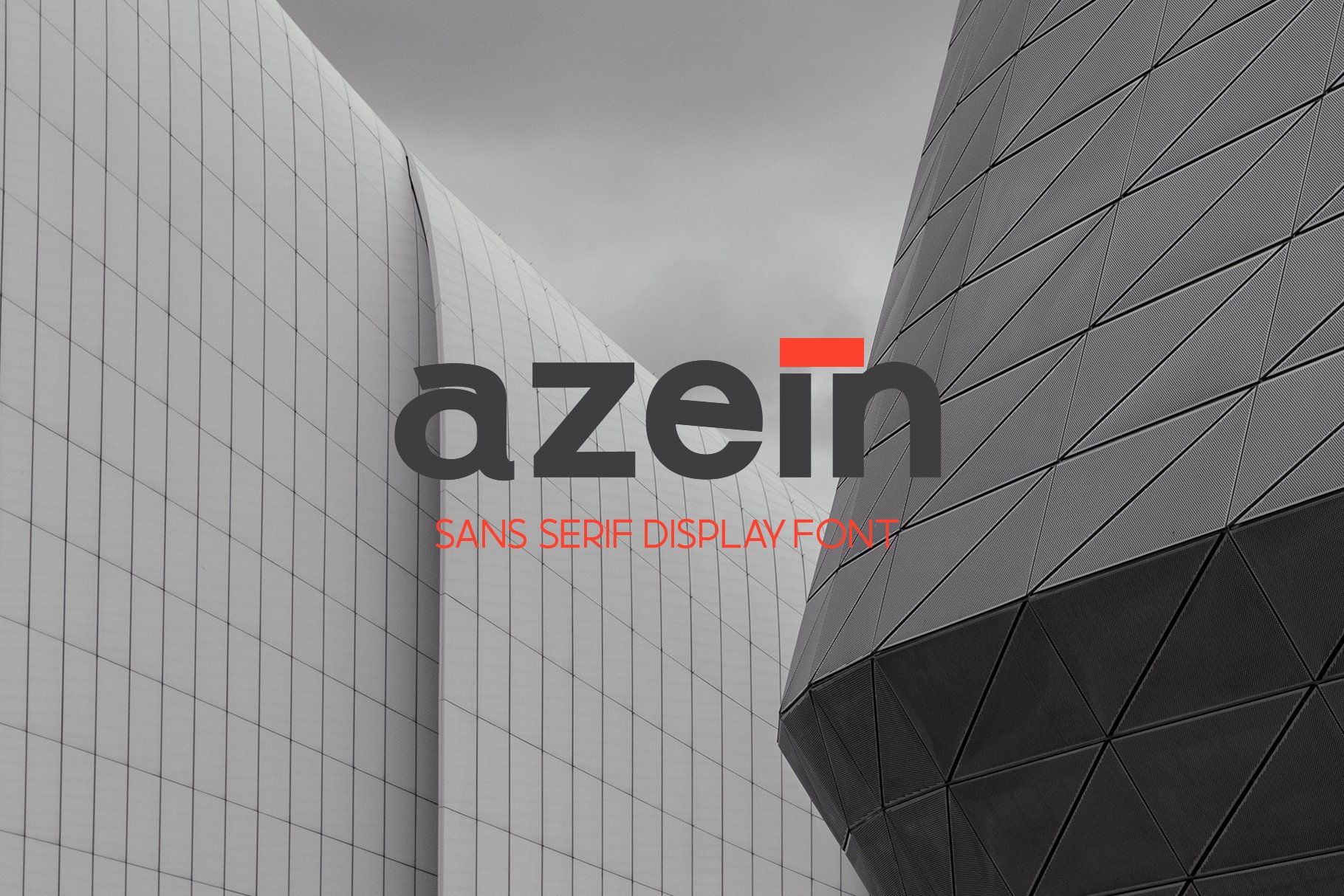 Azein - Modern Simple Font cover image.