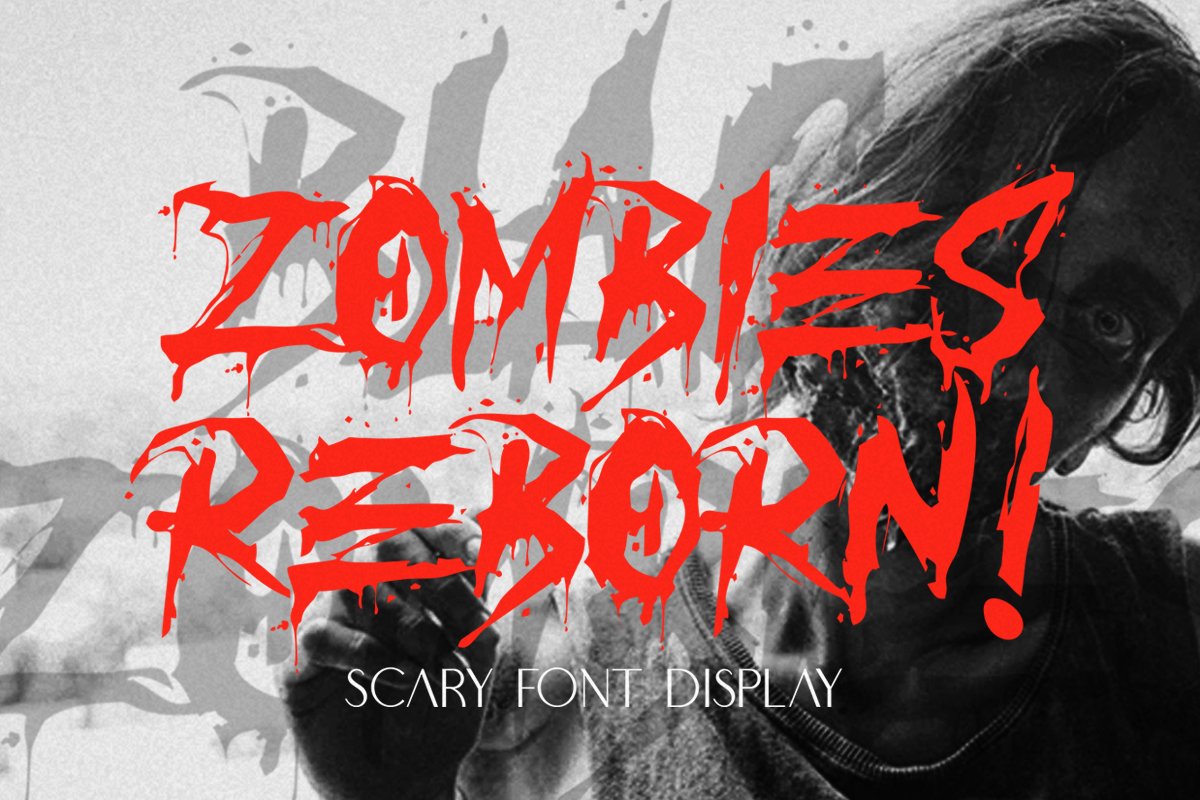 REBORN ZOMBIES FONT cover image.