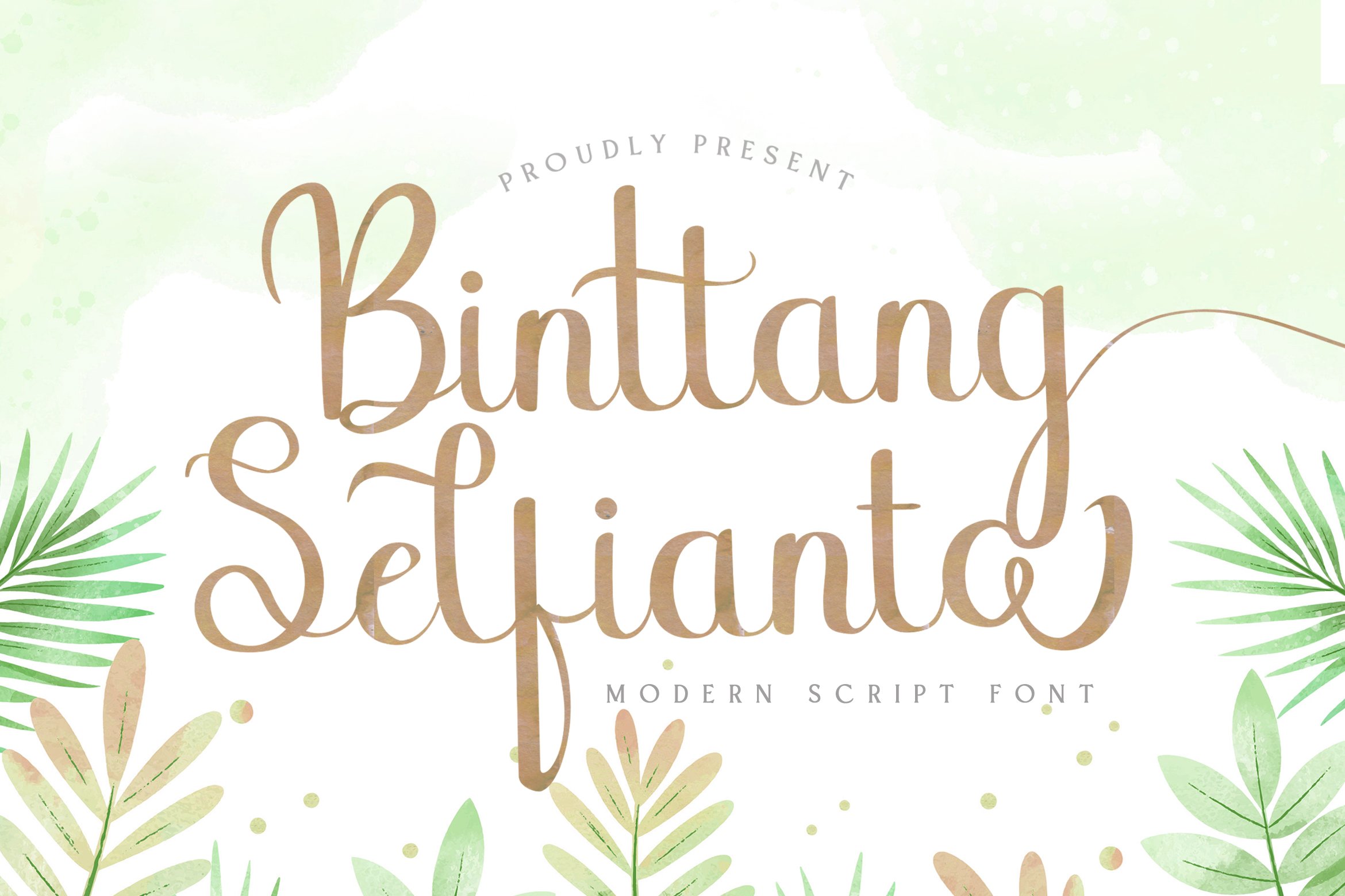 Binttang Selfianto - Script Font cover image.