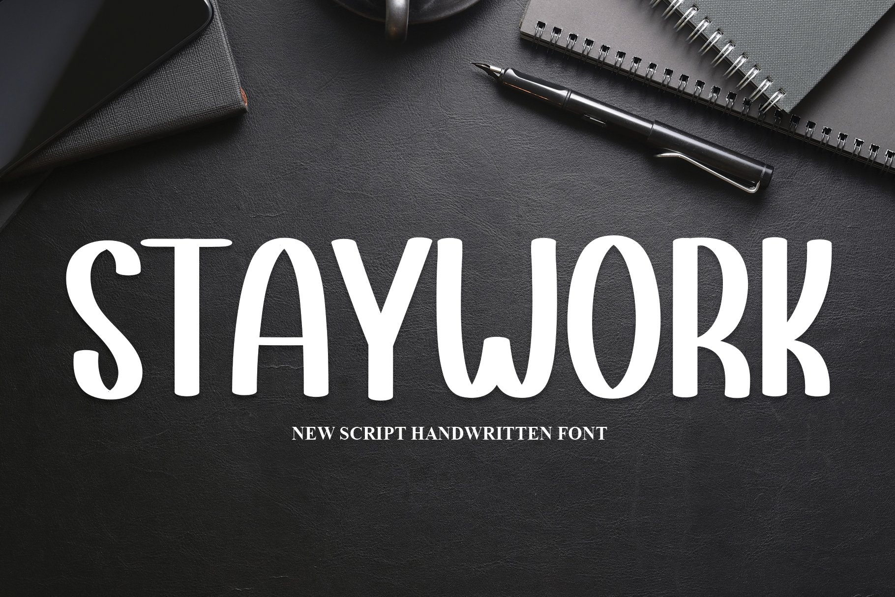 Staywork | Script Font cover image.