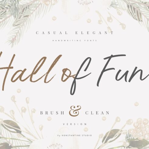 Hall Of Fun - Casual Elegant Font cover image.