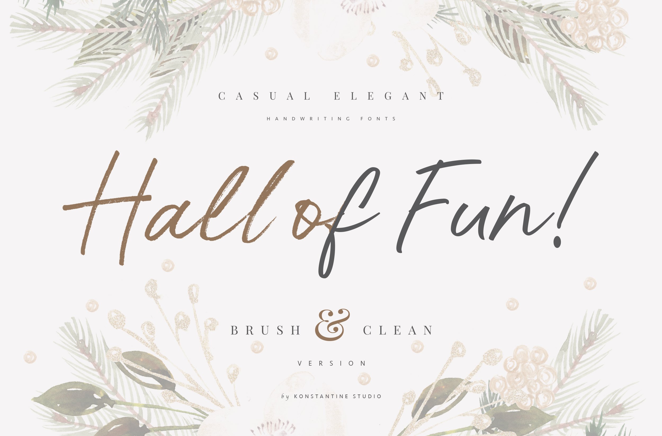 Hall Of Fun - Casual Elegant Font cover image.