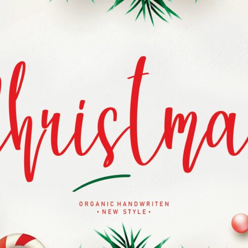 Christmas | Script font cover image.