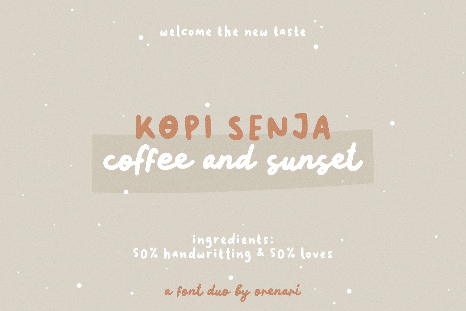 Kopi Senja Font Duo cover image.