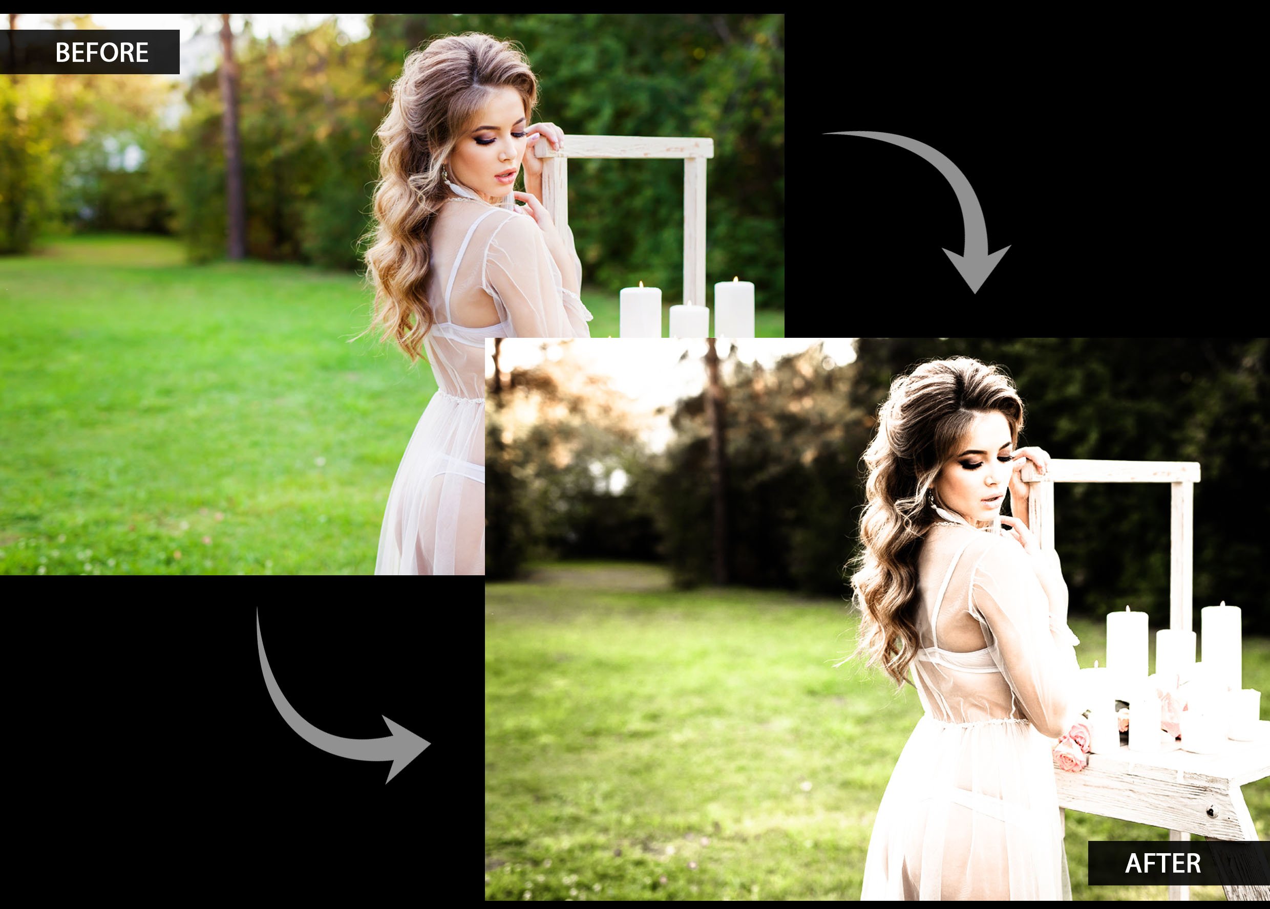 Hot Lightroom Presets bundlepreview image.