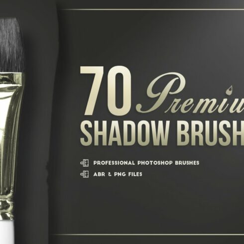 70 Premium Photoshop Shadows Brushescover image.