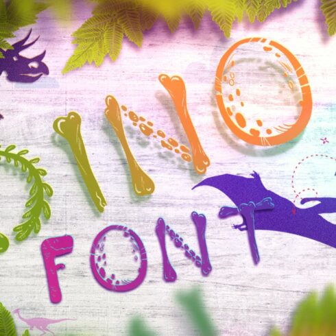 Dino Font cover image.