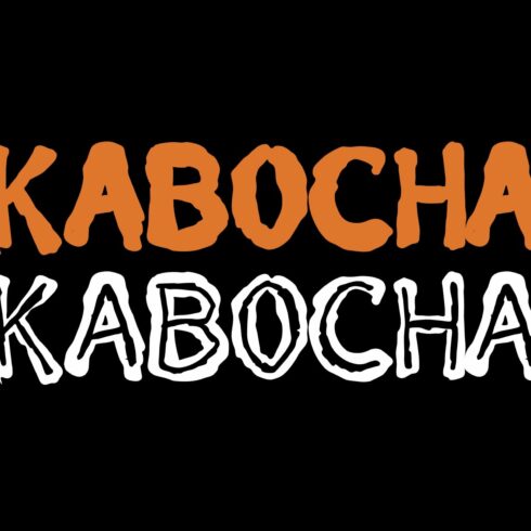 SALE 50% | Kabocha - Horror Font Duo cover image.