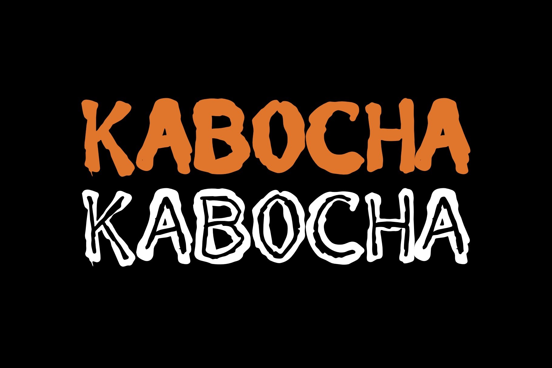 SALE 50% | Kabocha - Horror Font Duo cover image.