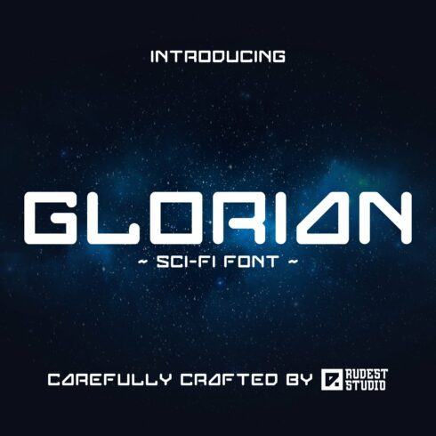 Glorian - Sci-Fi Font cover image.