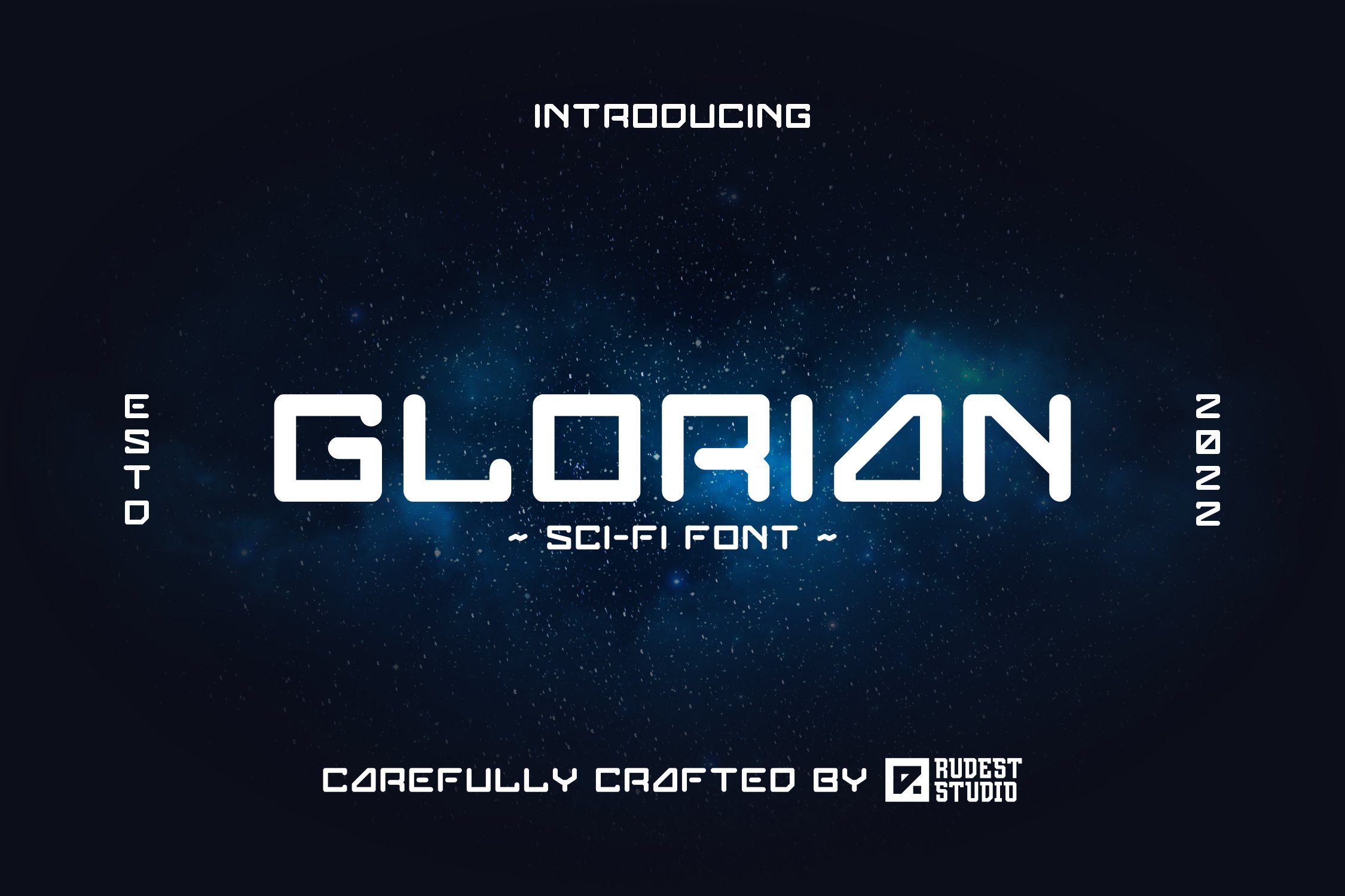 Glorian - Sci-Fi Font cover image.