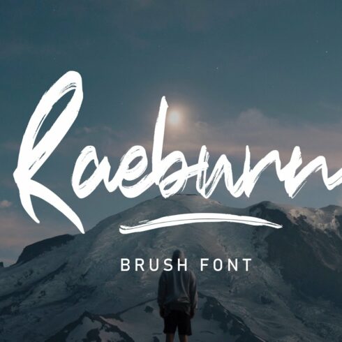 Raeburn - Handwritten Font cover image.