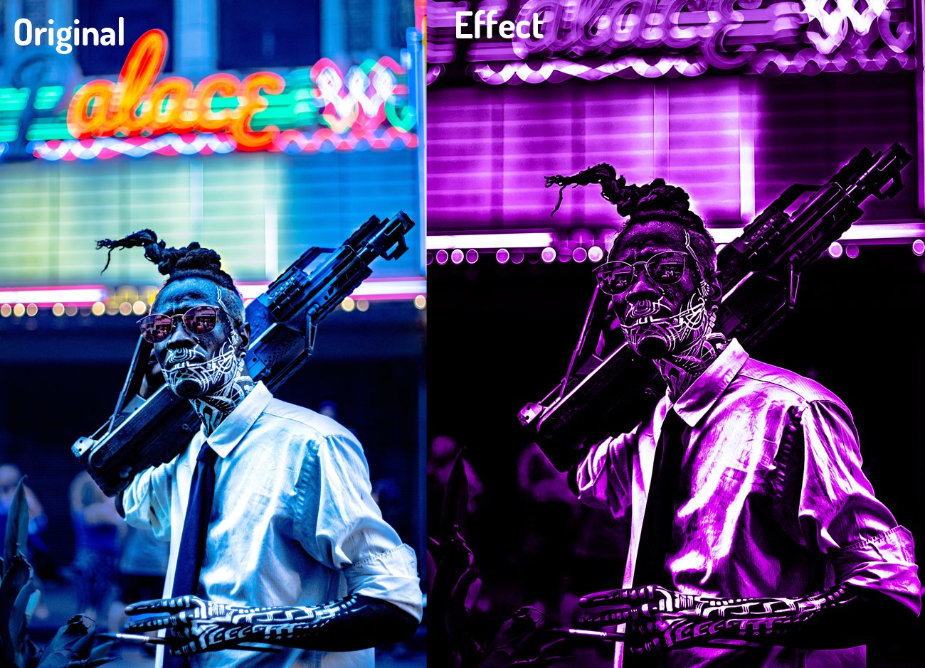 Canva Cyberpunk Photoshop Actionpreview image.