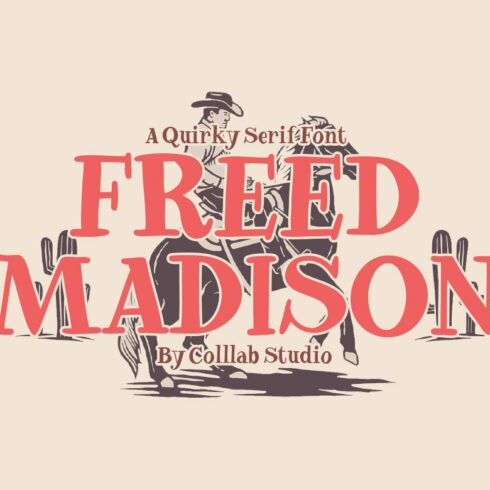 Freed Madison | A Quirky Serif Font cover image.