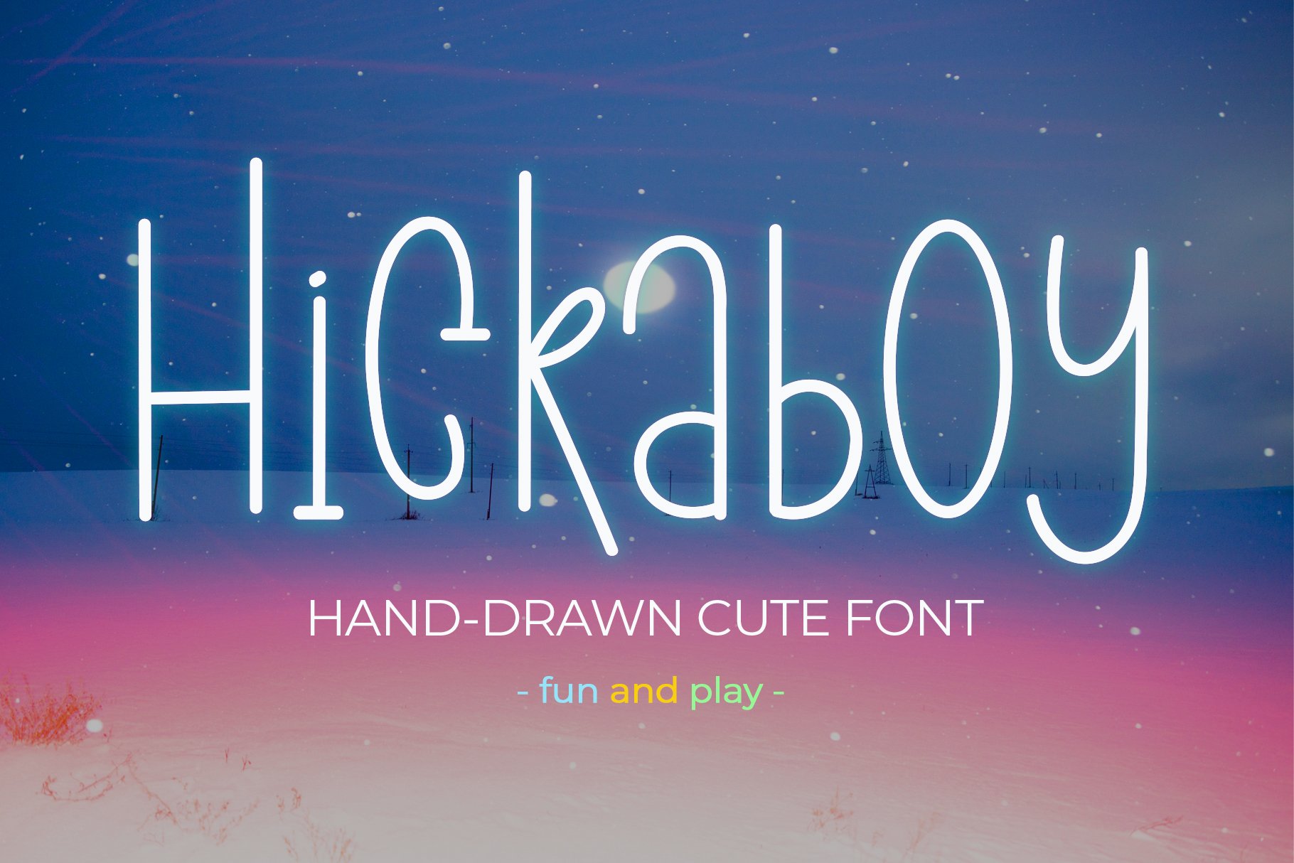 Hickaboy - Hand Drawn Fontscover image.