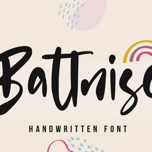 Battnise ~ Brush Font cover image.