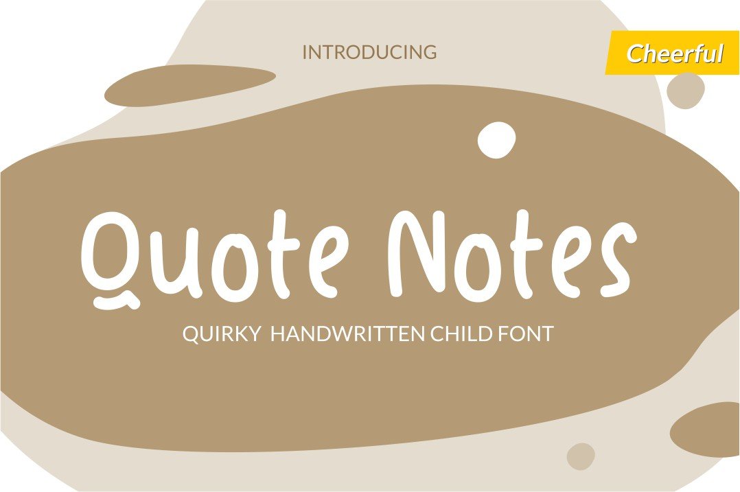 Quote Notes Quirky Handwritten cover image.