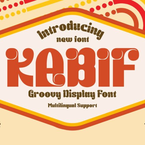 KABIF | Groovy Retro Font cover image.