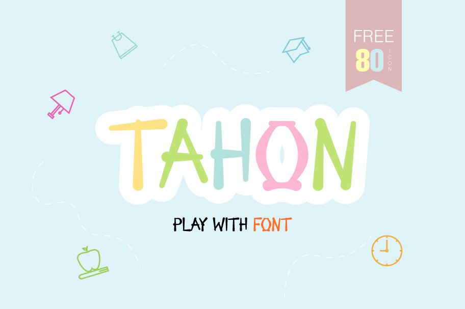 Tahon | Display Font cover image.