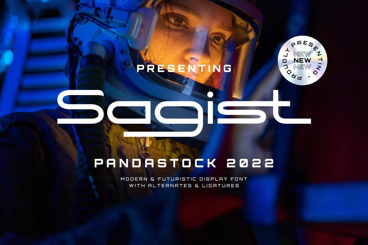 Sagist Modern Display Fonts cover image.