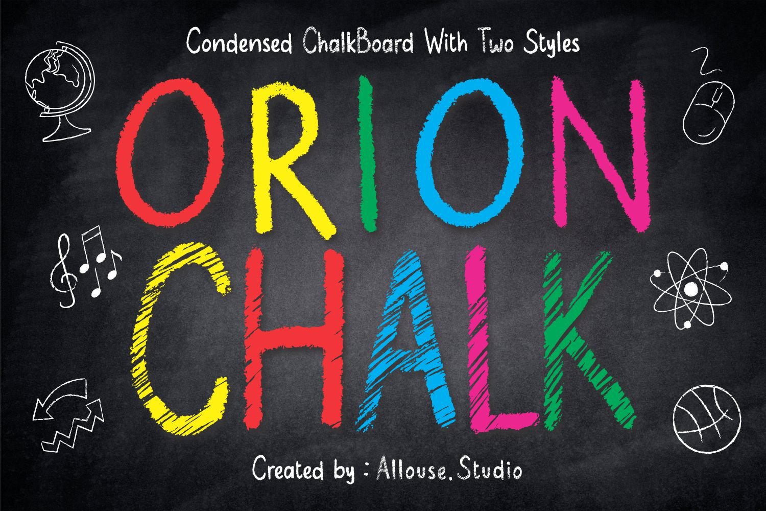 Orion Chalk Font cover image.