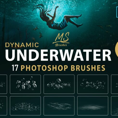 Underwater Photoshop Brushescover image.