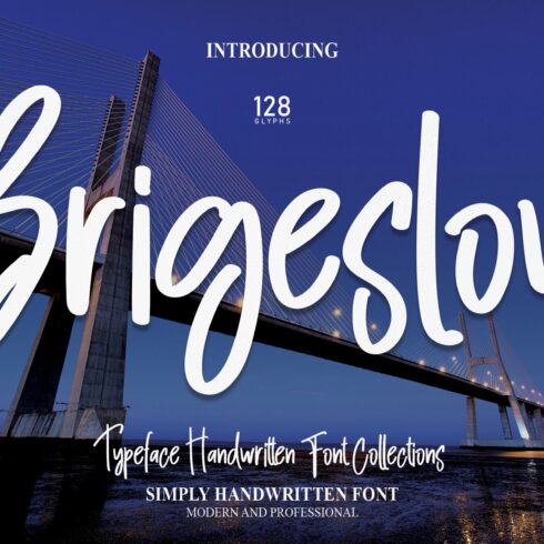 Brigeslow | Script Font cover image.