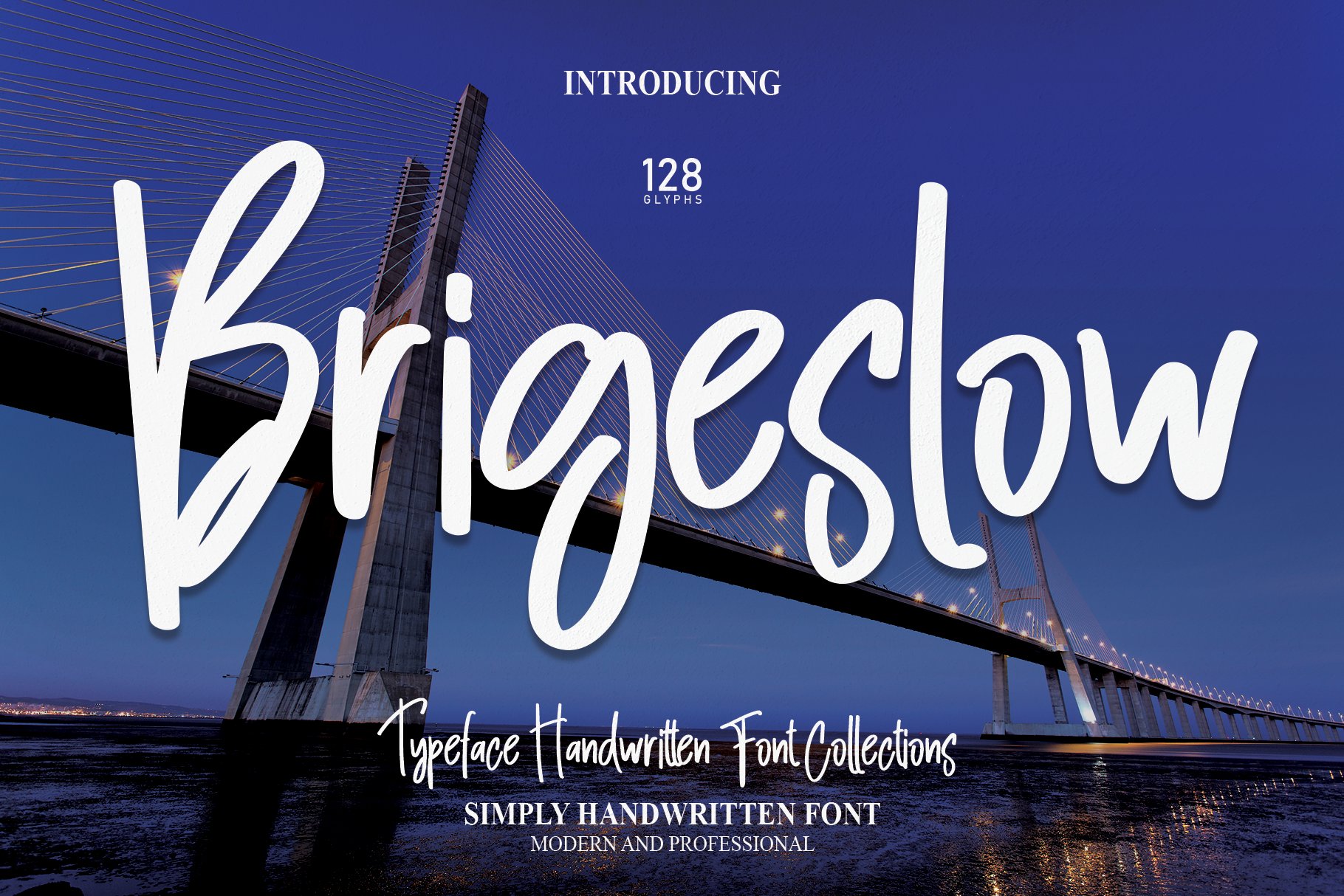 Brigeslow | Script Font cover image.