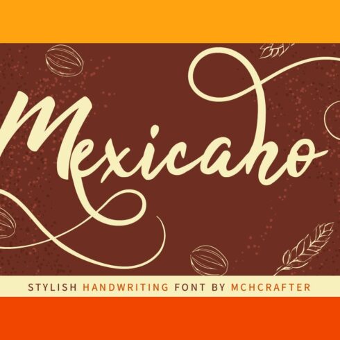Mexicano Modern Calligraphy Typeface cover image.