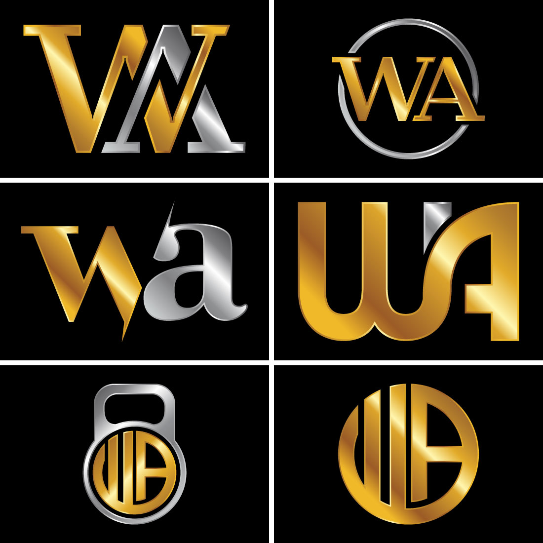 Initial Letter W A Logo Design Vector Template Graphic Alphabet Symbol For Corporate Business Identity cover image.