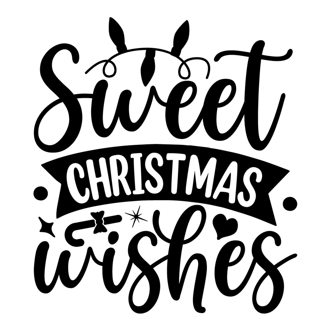 Sweet Christmas wishes preview image.