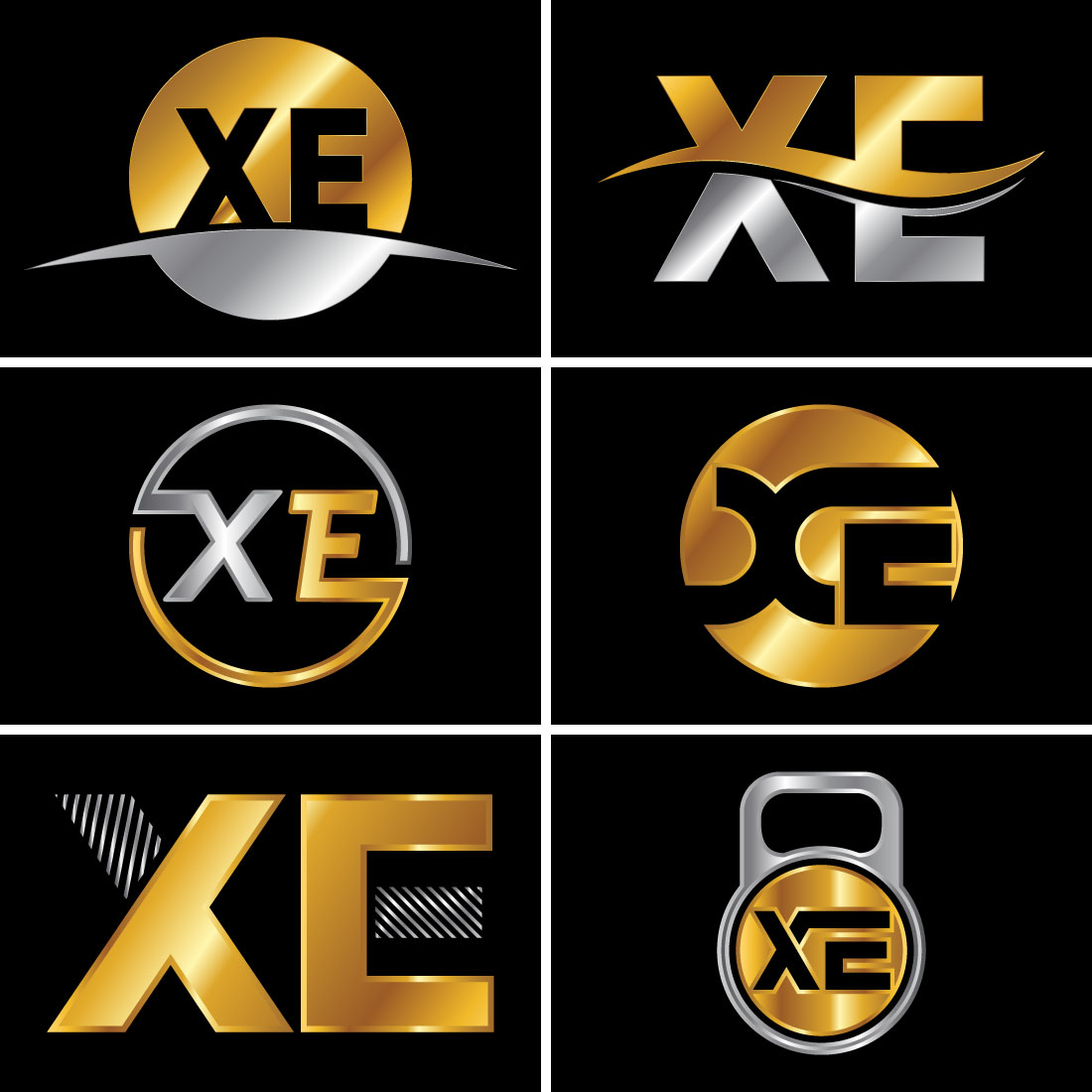 Initial Letter X E Logo Design Vector Template Graphic Alphabet Symbol For Corporate Business Identity cover image.