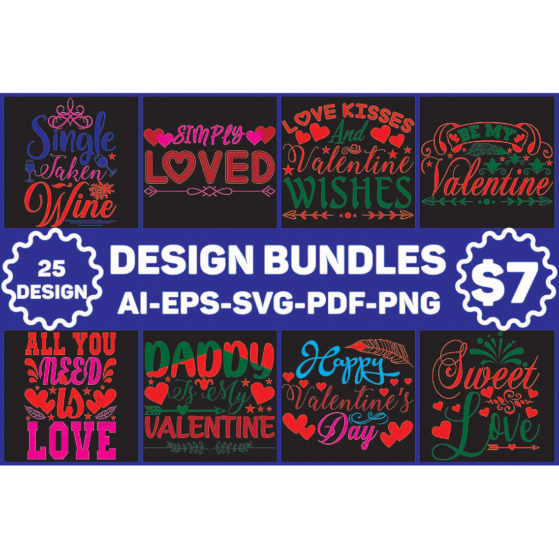 Valentine Designs Bundle cover image.