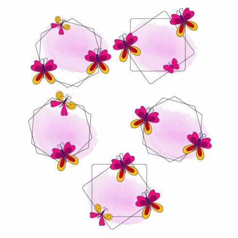 Watercolor floral bundle cover image.