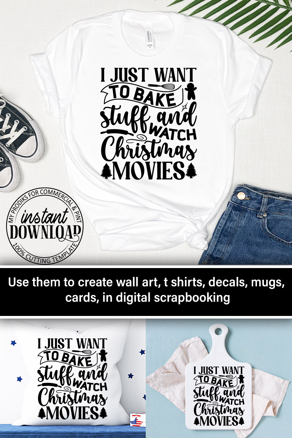 I just want to bake stuff and watch hallmark christmas movies cooking baking  design png shirt - teejeep