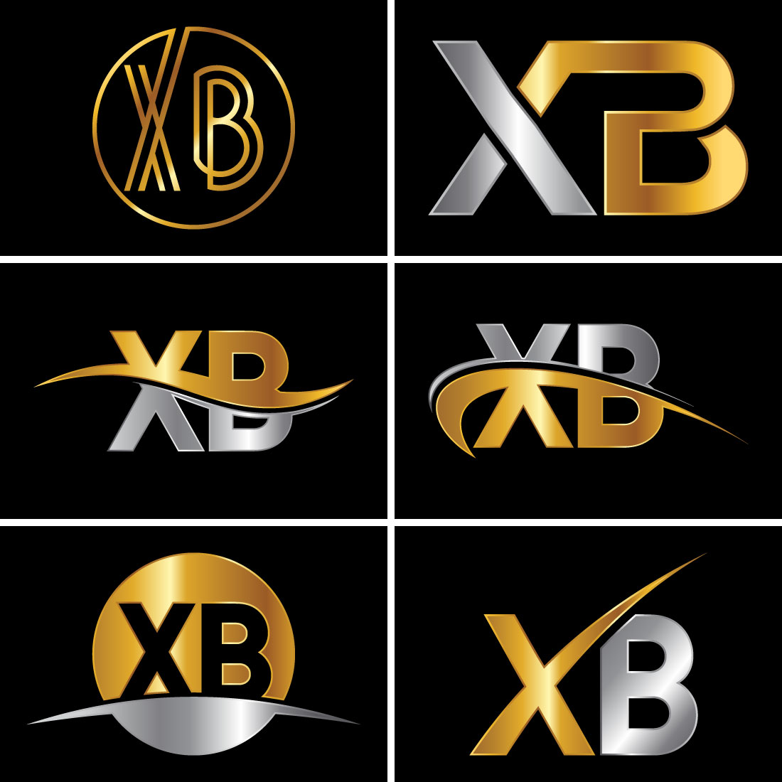 Initial Letter X B Logo Design Vector Template Graphic Alphabet Symbol For Corporate Business Identity cover image.