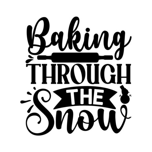 cooking - Baking through the snow cover image.