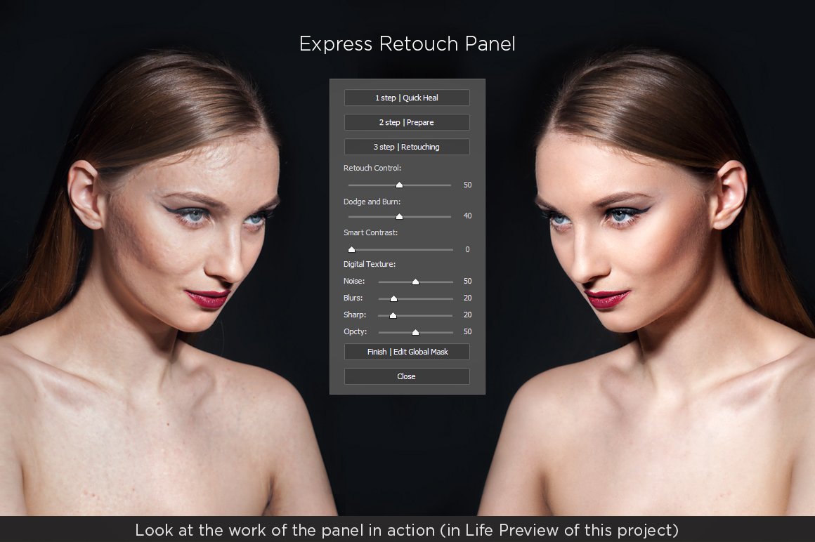 Express Retouch Panelpreview image.