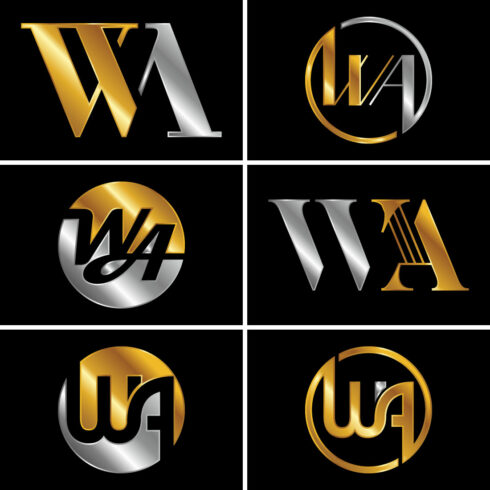 Initial Letter W A Logo Design Vector Template Graphic Alphabet Symbol For Corporate Business Identity cover image.