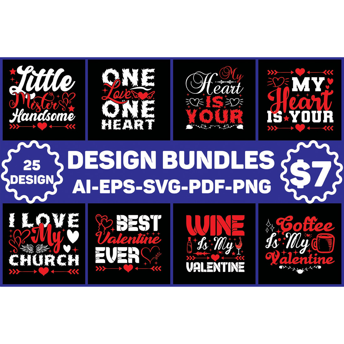 Valentine Designs Bundle cover image.