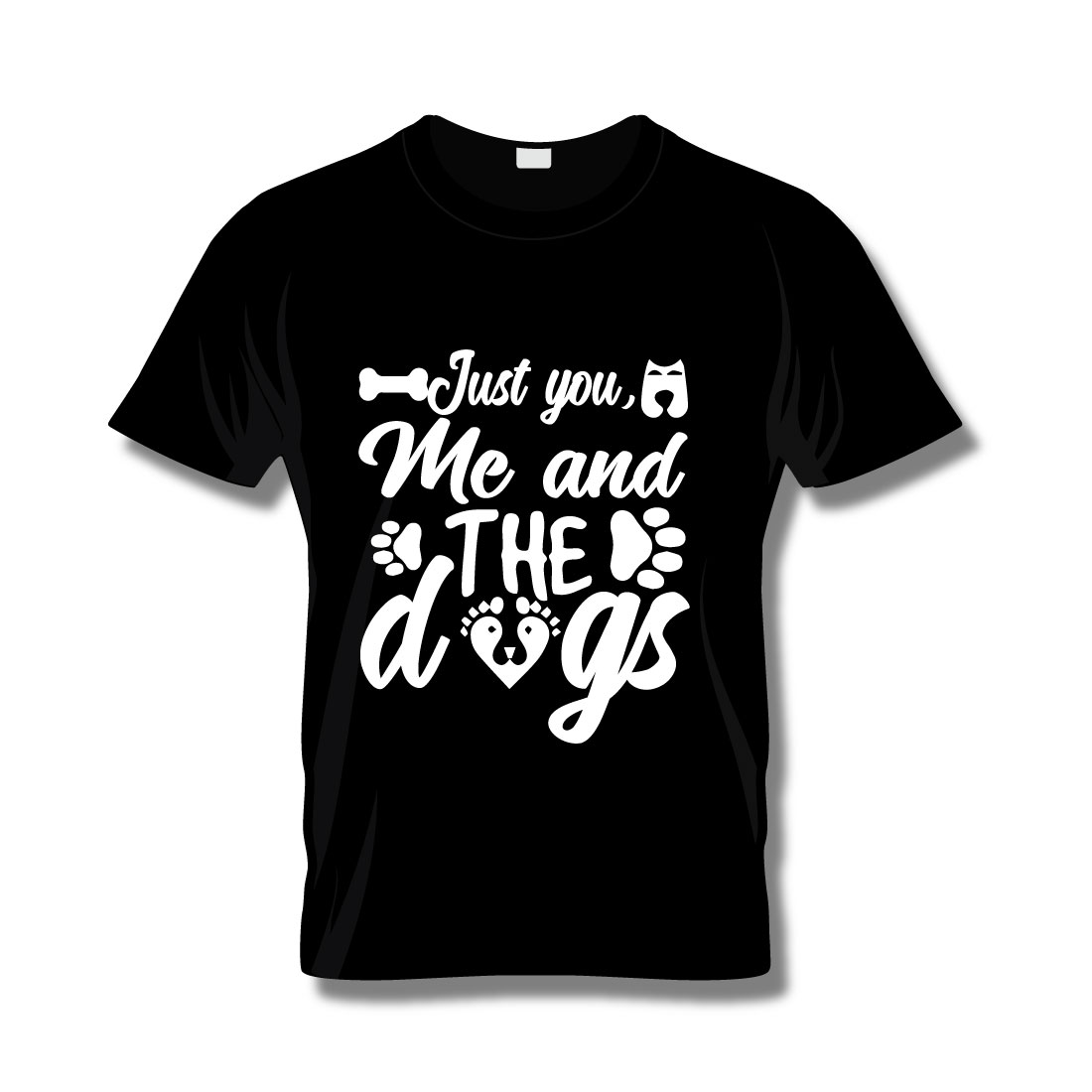 Dog Lover T-Shirt Design cover image.