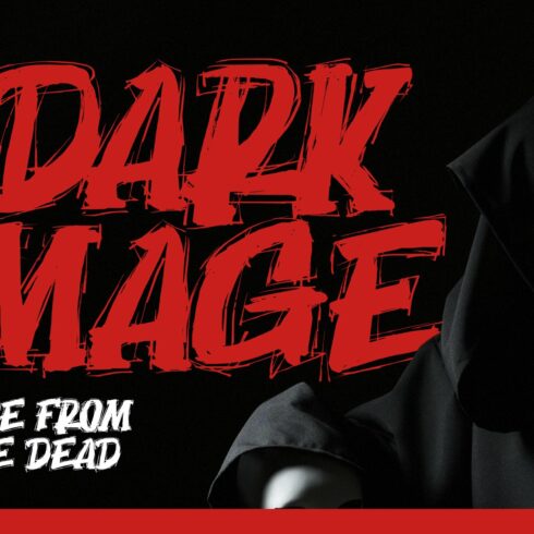 Dark Mage - Scary Typeface cover image.
