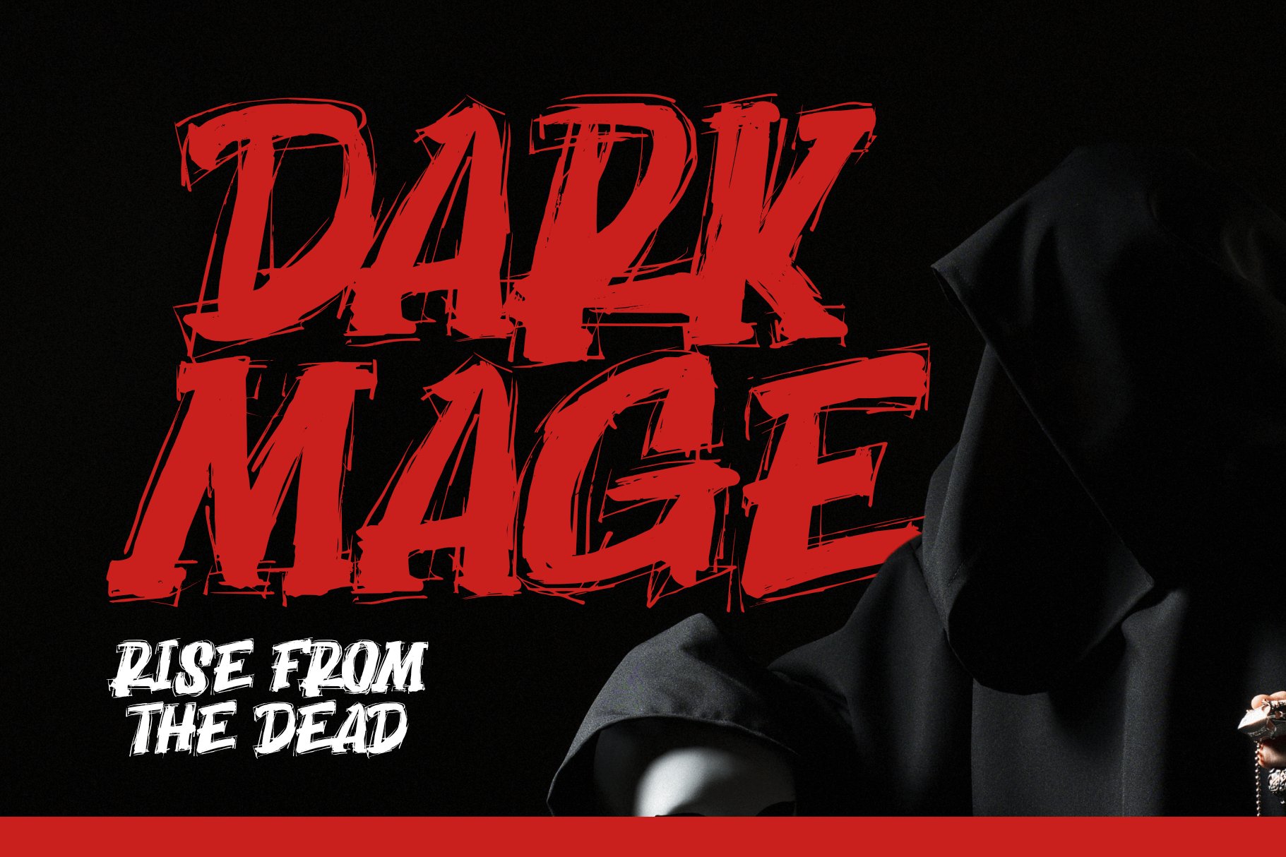 Dark Mage - Scary Typeface cover image.